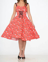 Orchid Bloom - Skulls Swing Dress