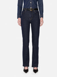 Frame - Ruler High Rise Straight Leg Jeans
