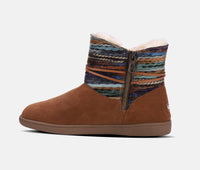 Lamo Women's Jacinta Suede Ankle Boot in chestnut - women's shoe - detail view