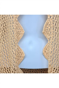 Llove - Women's Crocheted Open Shawl/wrap