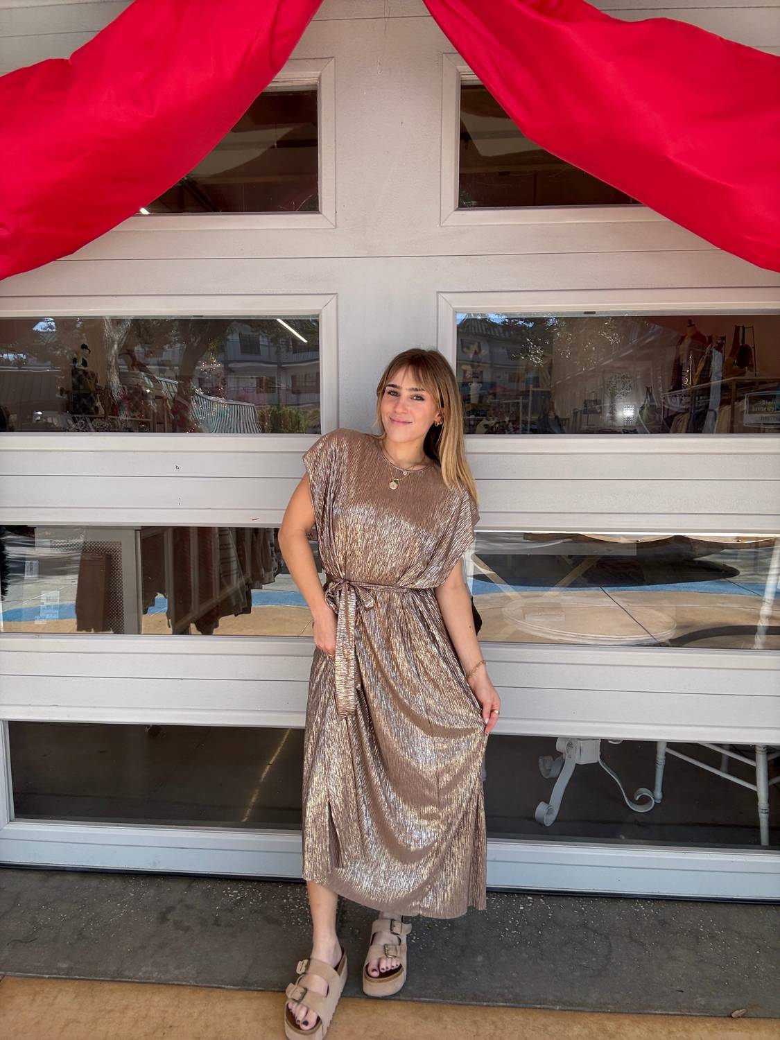 Dress Forum - Short Sleeve Midi Dress