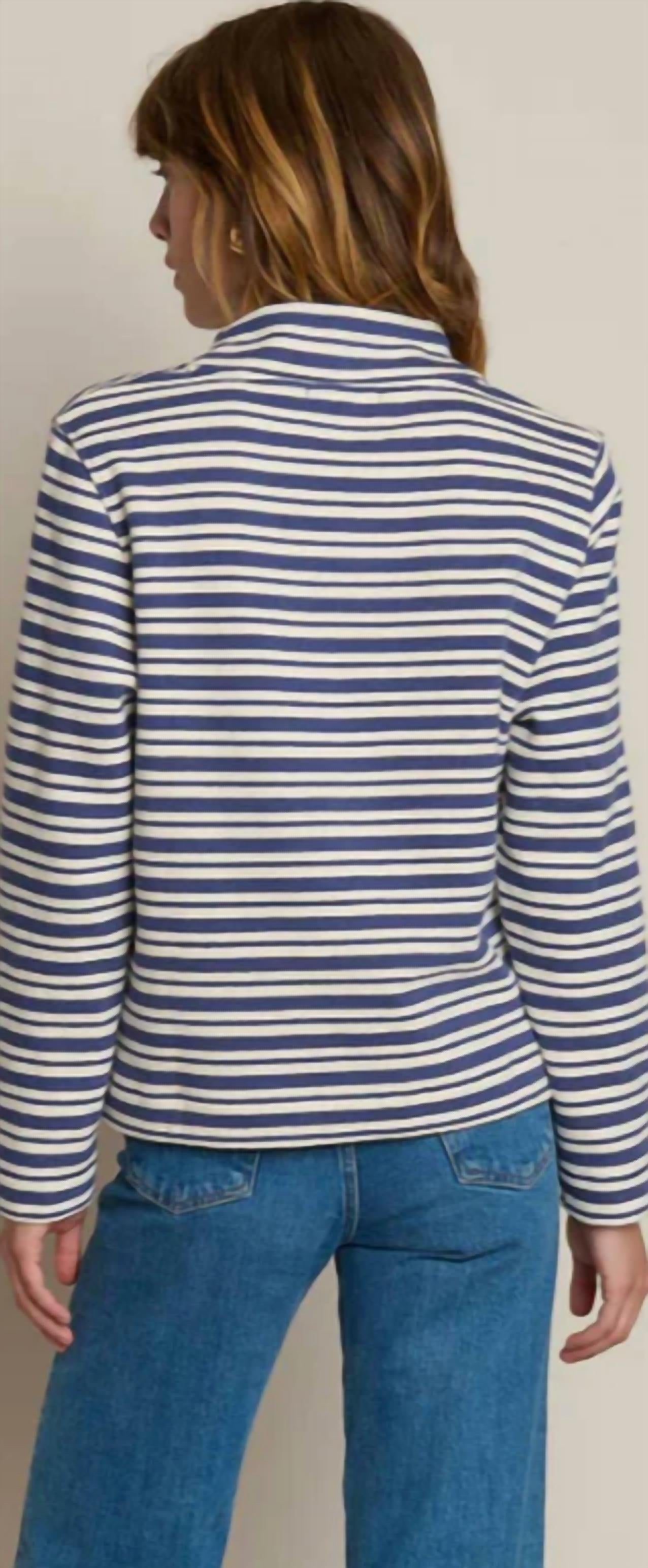 Nation Ltd - Delphine Tossed Stripe Sweatshirt