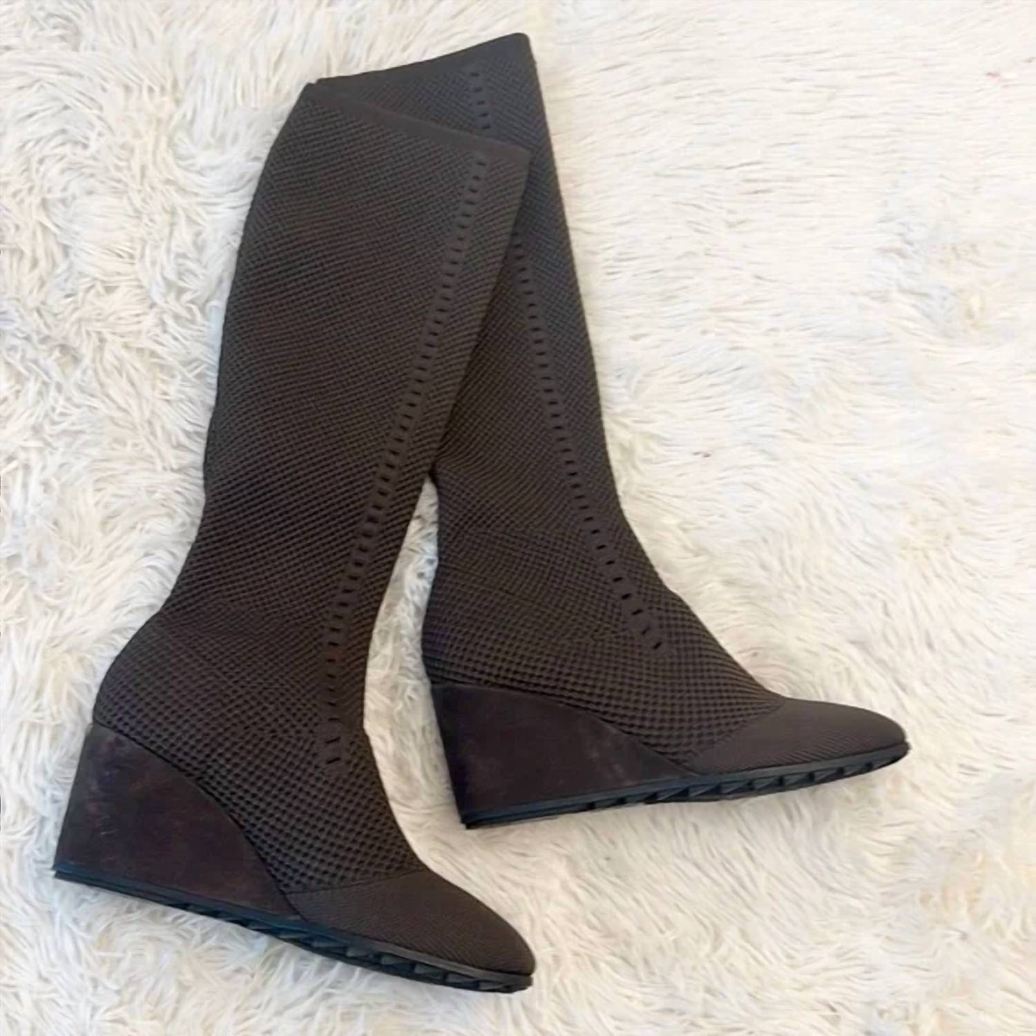 Eileen Fisher - Women's Kasana Stretch Knit Pull On Boots