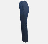 THEO the Label Women's Demeter Ankle Denim Trouser in blue - women's pants - alternate view