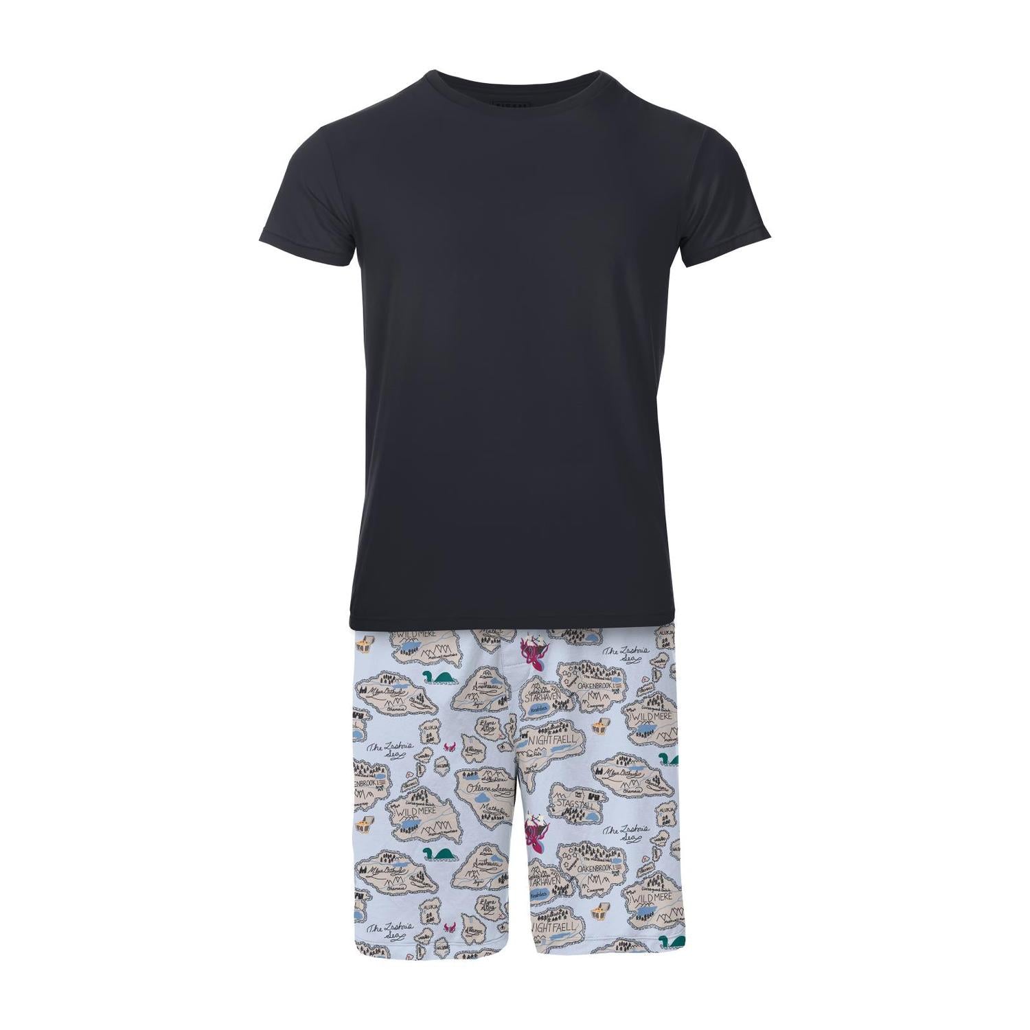 Kickee - Short Sleeve Pajama Set