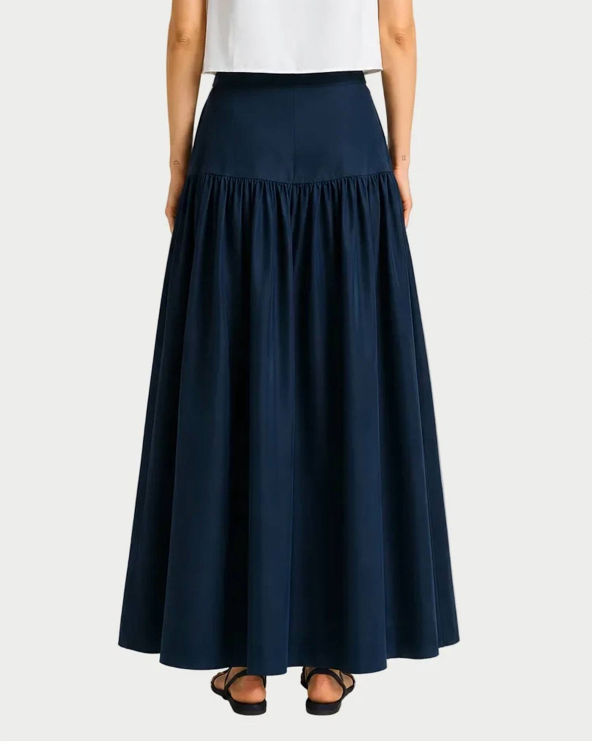 Saint Art - Tossa Poplin Midi Skirt