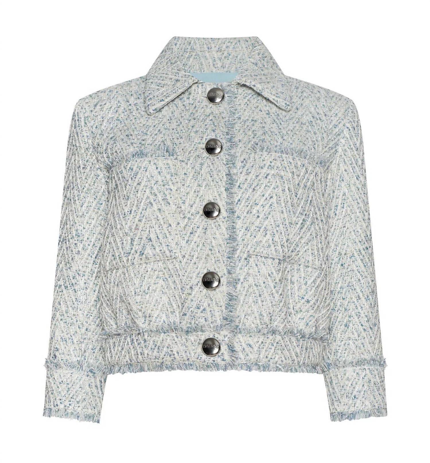 L'Agence - Jia Fringed Tweed Jacket