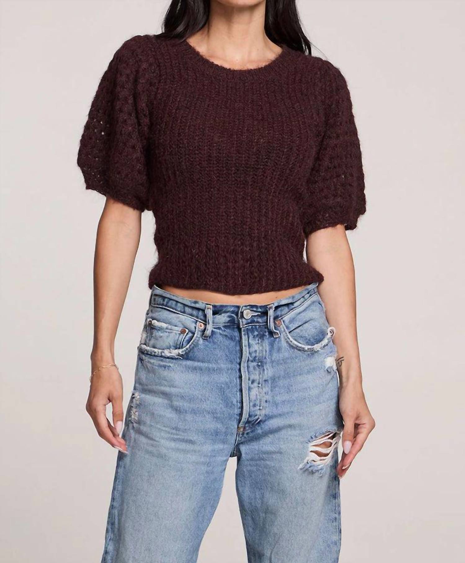 Saltwater Luxe - Marjorie Balloon Sleeves Sweater