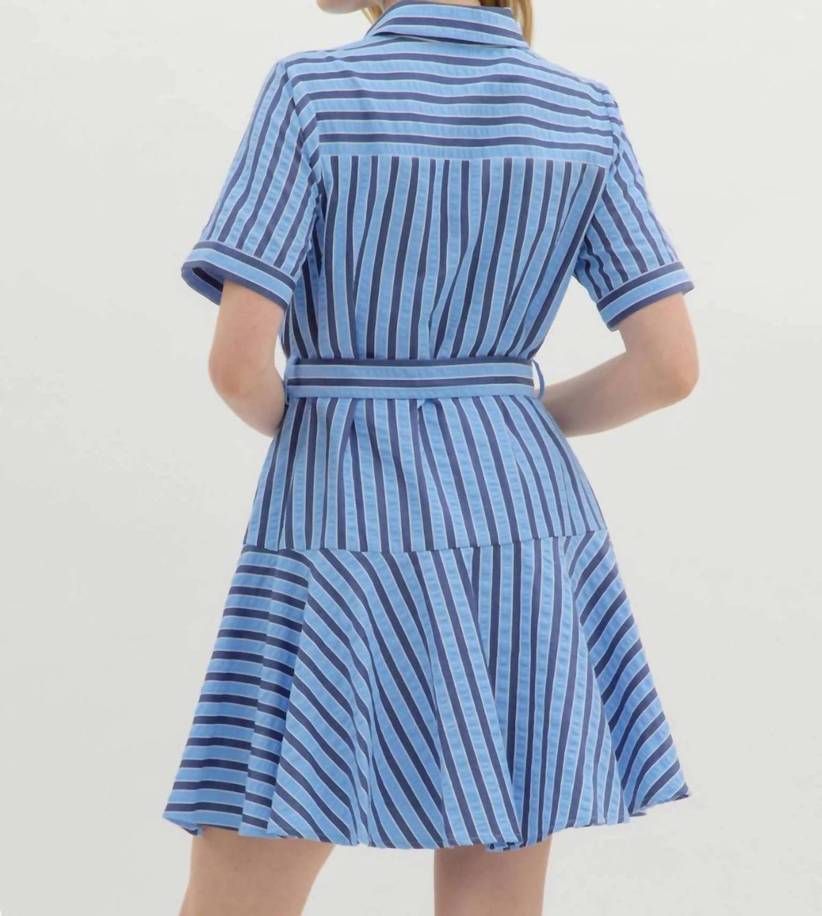 Entro - Front Button Mini Dress
