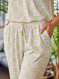 Mary Square - Alli Cropped Pants Set