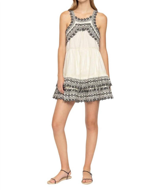 Sea - Amina Embroidery Tank Dress