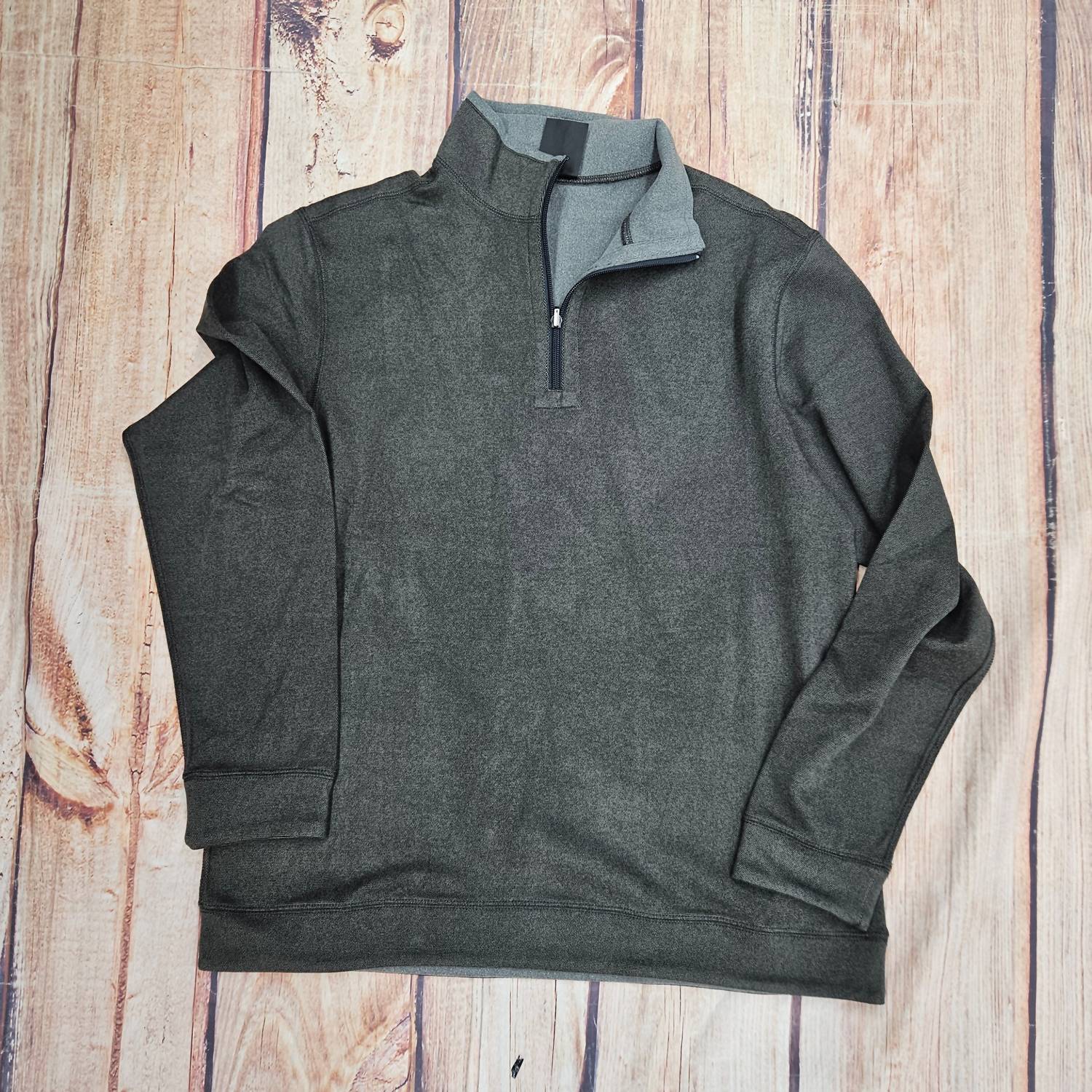 F/X Fusion Women's Reversible Micro Dot Zip Fleece Top in grey - women's long sleeve top