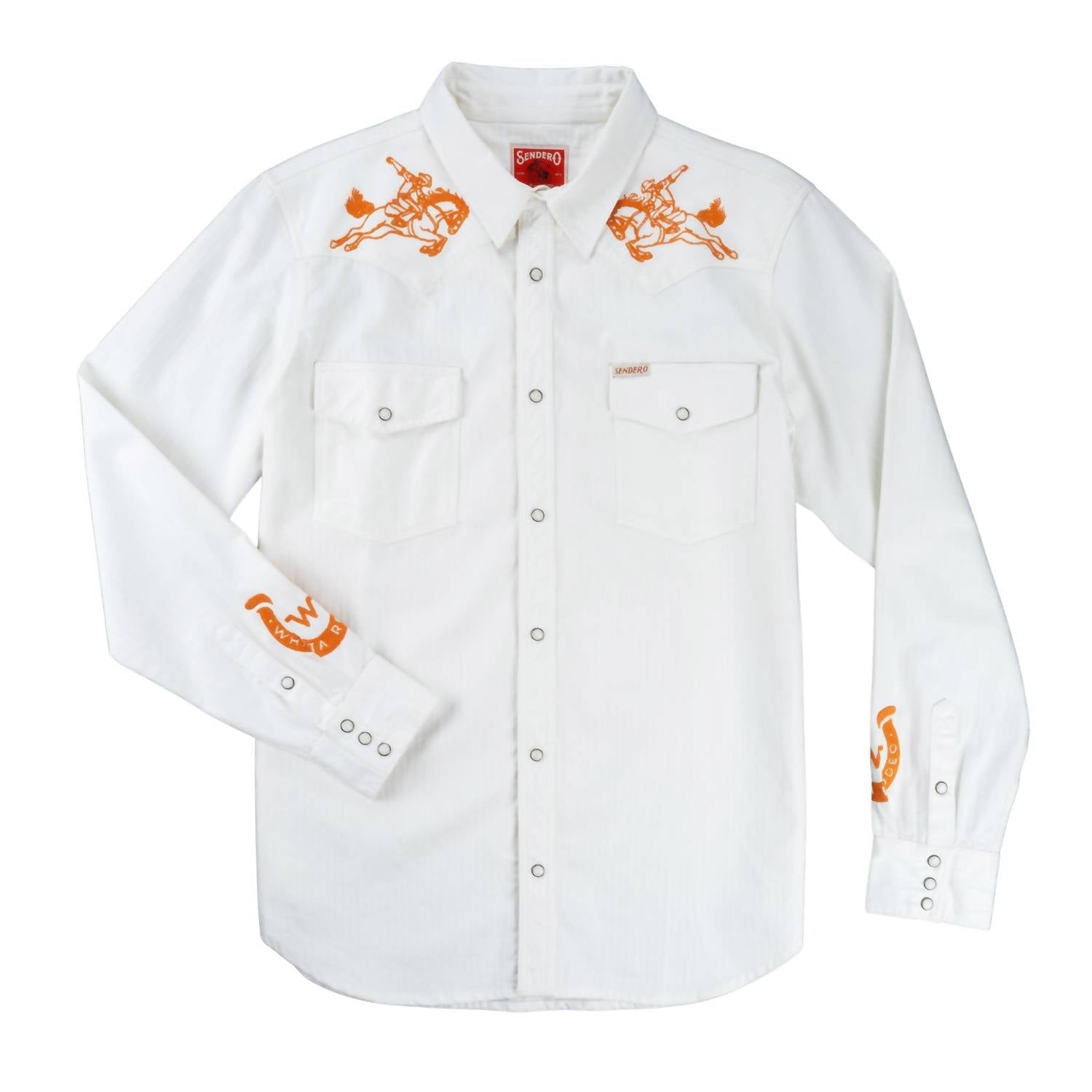 Sendero Provisions Co. - Wyatt Pearl Snap Long Sleeve Embroidered Shirt