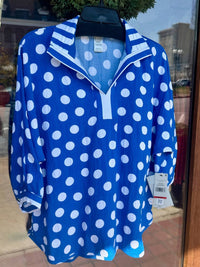Multiples - Polka Dot Dolman Sleeve Top