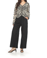 Papillon - Floral Crochet Cardigan