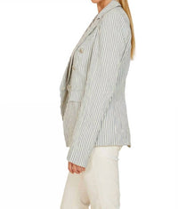 Dolce Cabo - Striped Seersucker Blazer