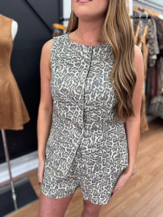 Miou Muse - Wild Ambitions Vest And Shorts Set