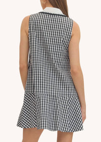 Entro - Gingham Cotton Mini Dress