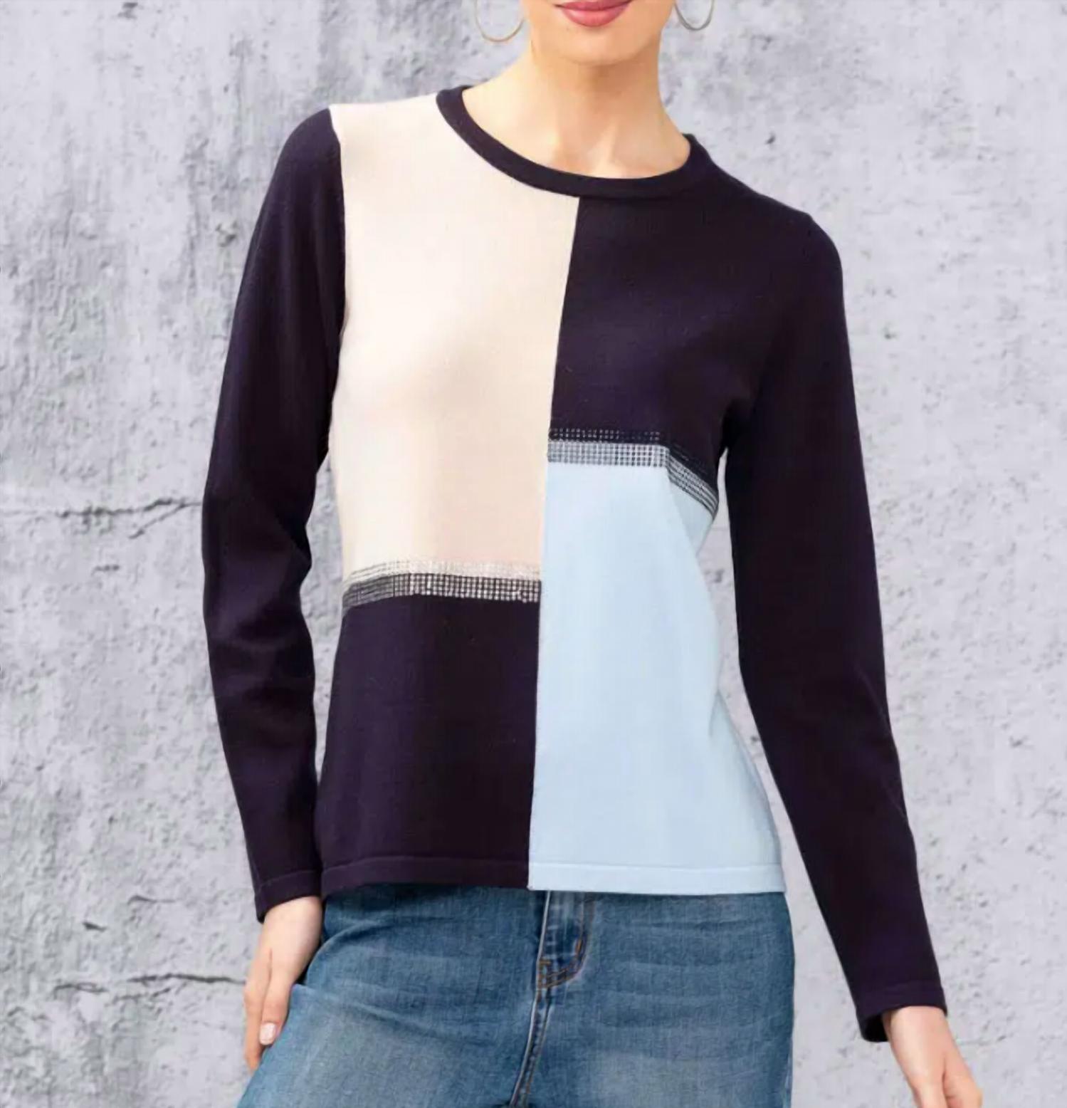 Alison Sheri - Color Block Sweater