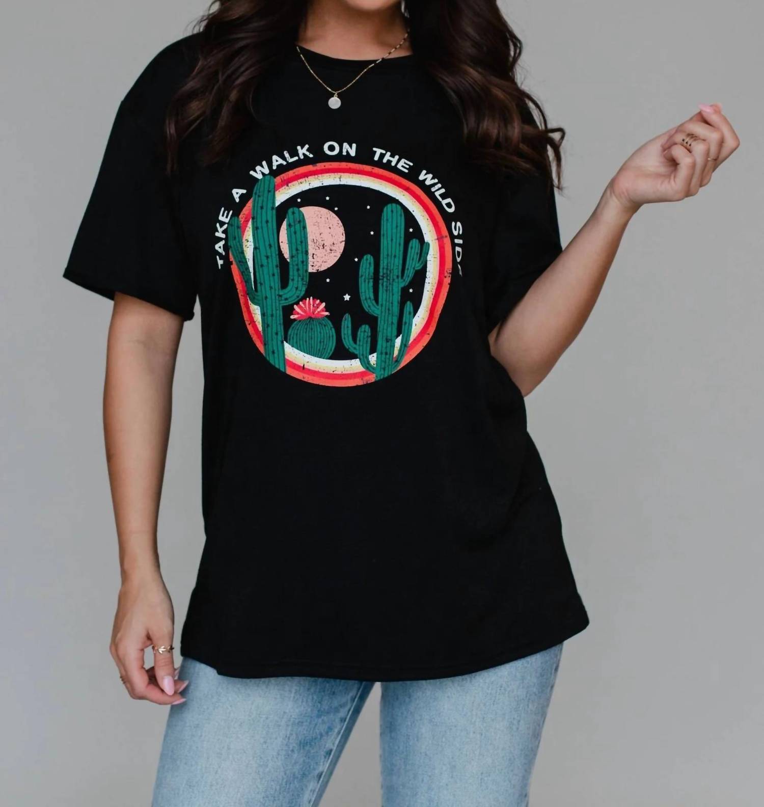Panache Apparel - Short Sleeve Wild Side Cactus Tee