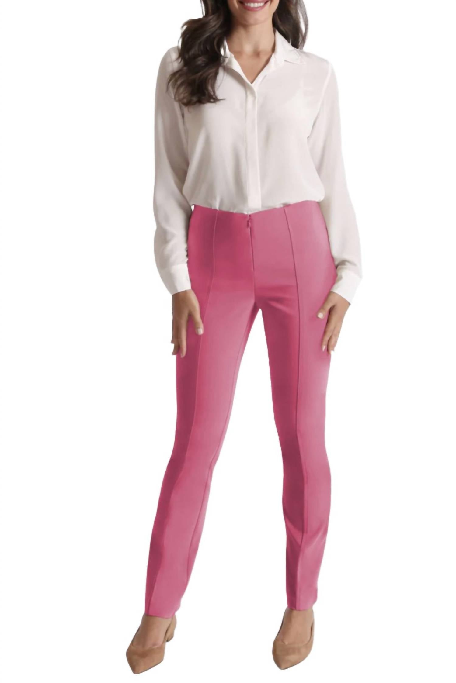 Peace Of Cloth - Mid Waist Solid Twill Pant