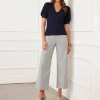 Karen Kane - Women's Ribbed Short Sleeve Top
