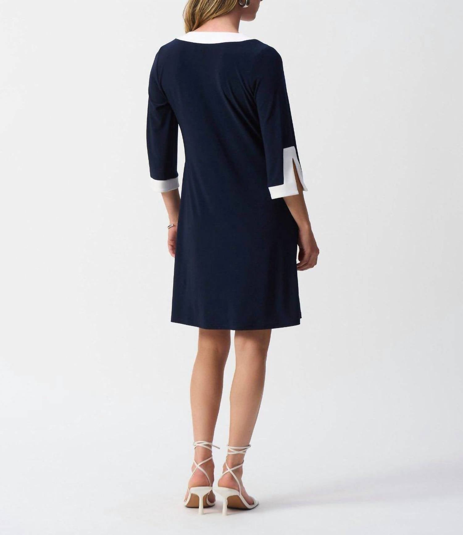 Joseph Ribkoff - Colour Block Knee Length Dress