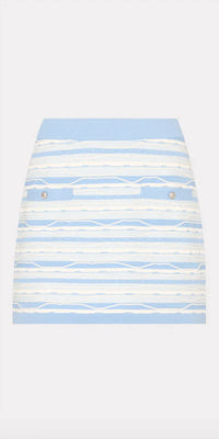Milly - Sawyer Stripe Mini Skirt