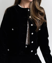 Tcec - Georgie Pearl Button Front Jacket