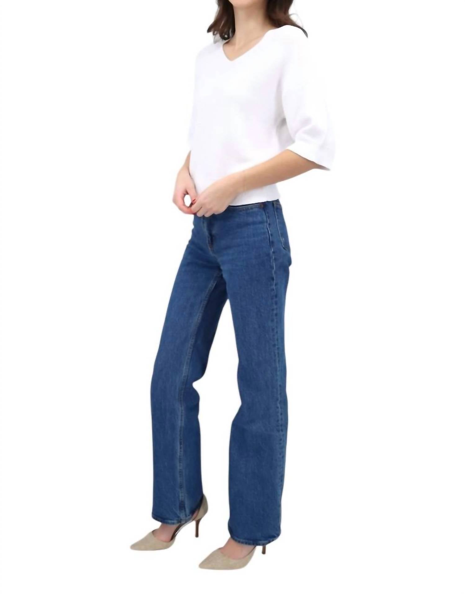 Kinross - Women's Garter Easy Vee Top