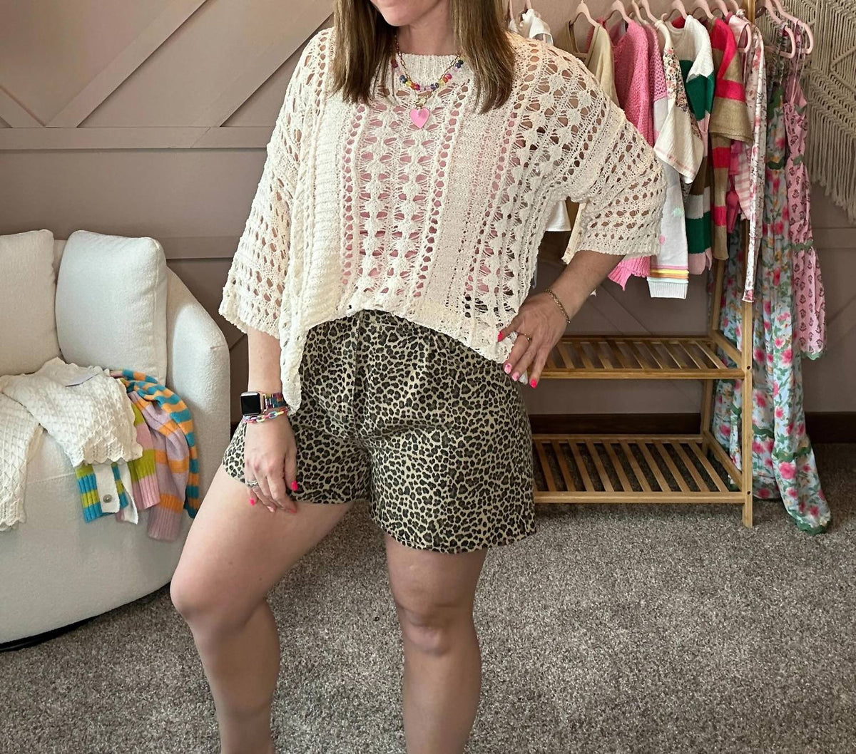 So Me - Mid Rise Twill Shorts