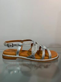 Regarde Le Ciel - Women's Elma Metallic Leather Sandal
