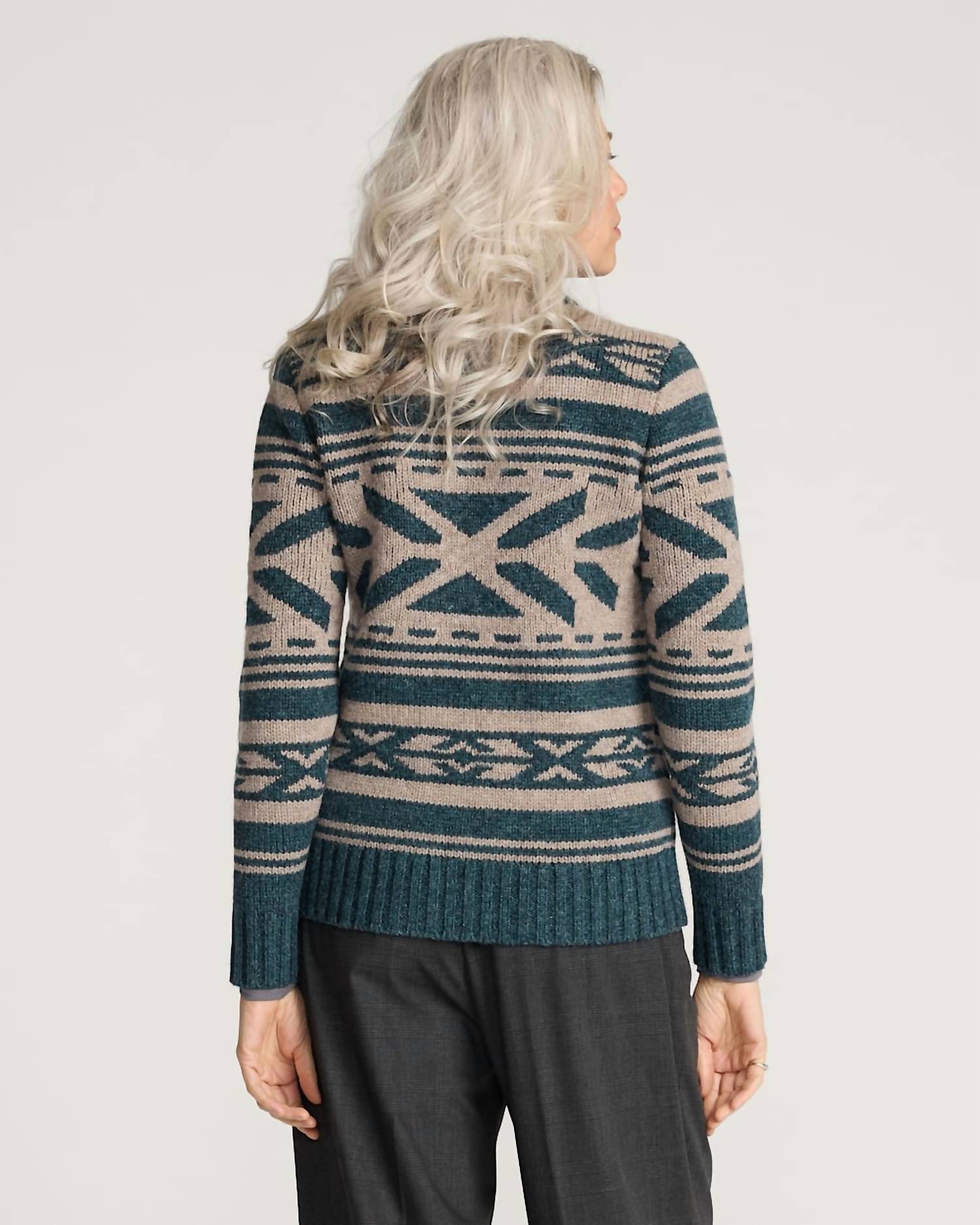 Pendleton - Graphic Shetland Collection Zip Cardigan