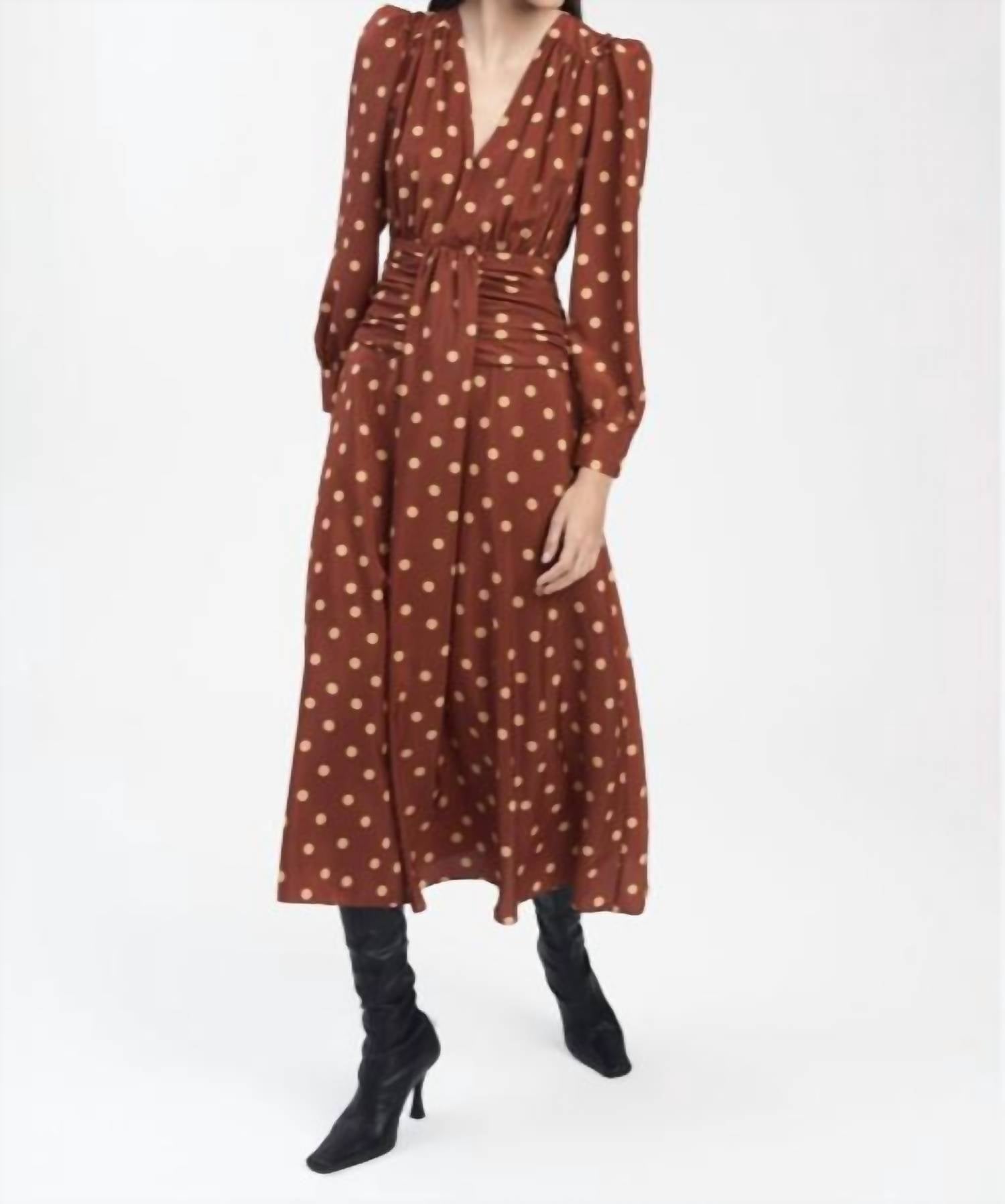 Valentina Puff Shoulder Dress