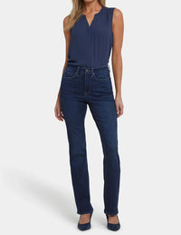 Nydj - High Rise Billie Slim Bootcut Jeans