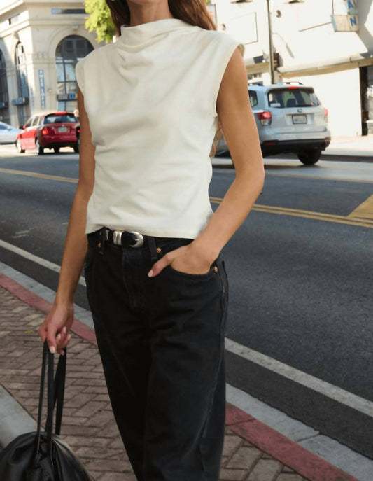 Nation Ltd - Lulu Mock Neck Top