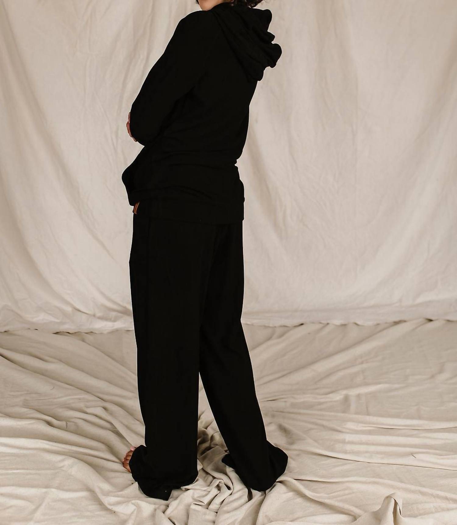 Performance Fleece Wide Leg Lounge Pant