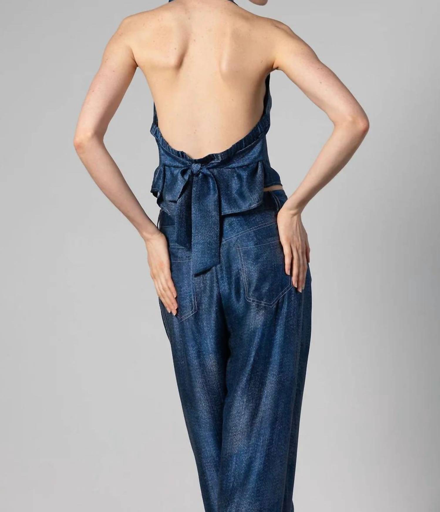 Anaphe - Silk Halter Waistcoat