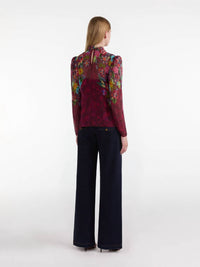 SALONI Mel-b Top in astilbe bouquet 1 - women's blouse - detail view