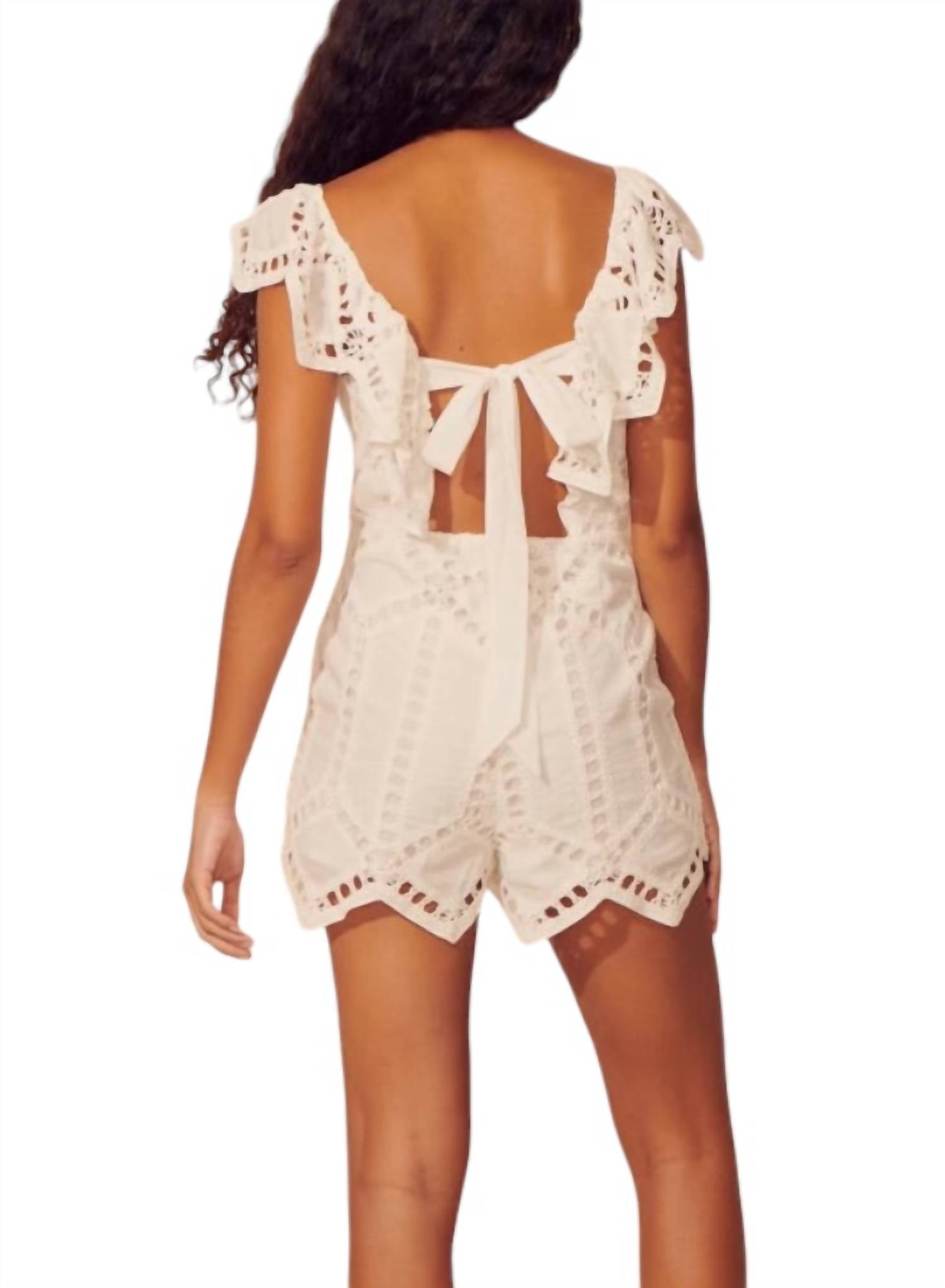 Saylor - MANET CROCHET ROMPER