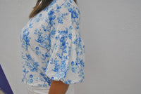 Avara - Floral Puff Sleeve Top