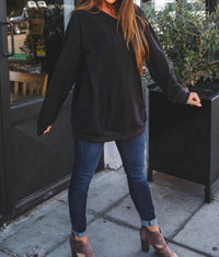 Tickled Teal - Soft Oversized Megan Pullover