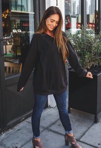 Tickled Teal - Soft Oversized Megan Pullover