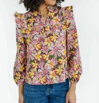 Marie By Victoria Dunn - Elle Teaberry Blouse