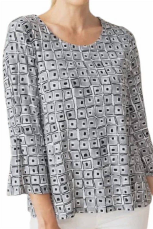 Habitat - Core Travel Cubism Pleated Sleeve Tee