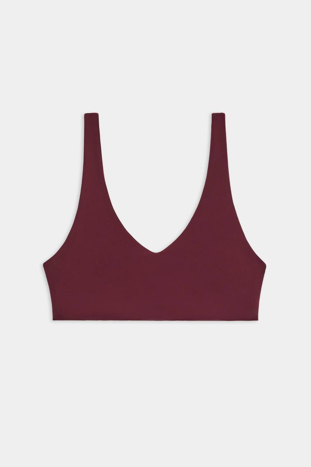 SPLITS59 Airweight Scoop Back Bra in dark cherry - women's intimate - view 4