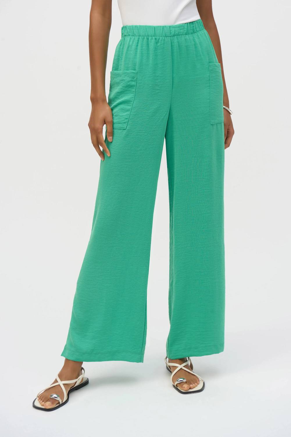 Joseph Ribkoff - Women's Gauze Wide-leg Pull-on Pants