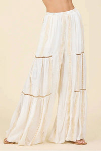 Surf Gypsy - Women's Tiered Wide Leg Pants