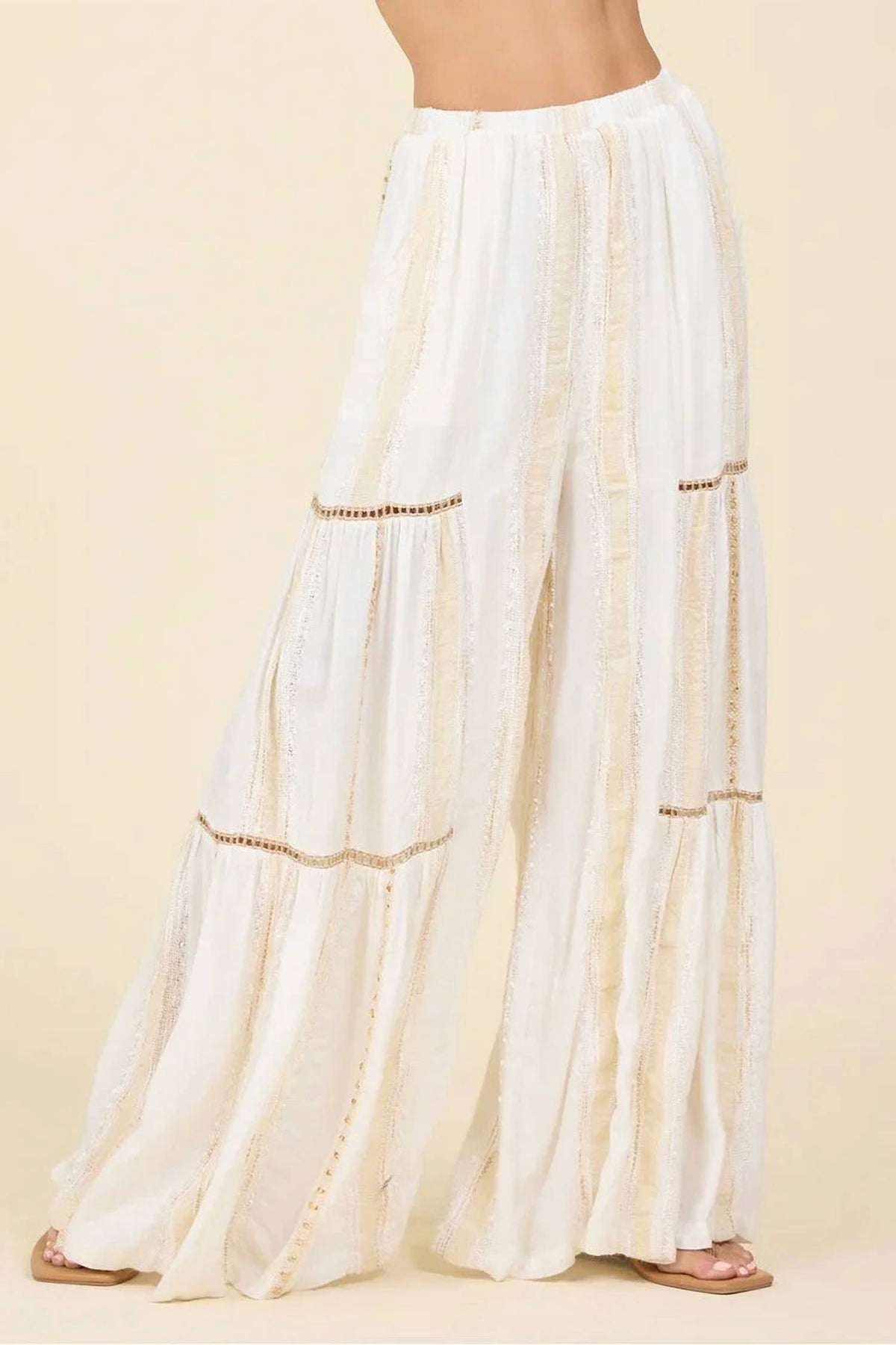 Surf Gypsy - Women's Tiered Wide Leg Pants