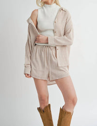 Sage The Label - Canyon Land Slouchy Back Shirt